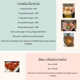 Floral Cupcakes by Nicola