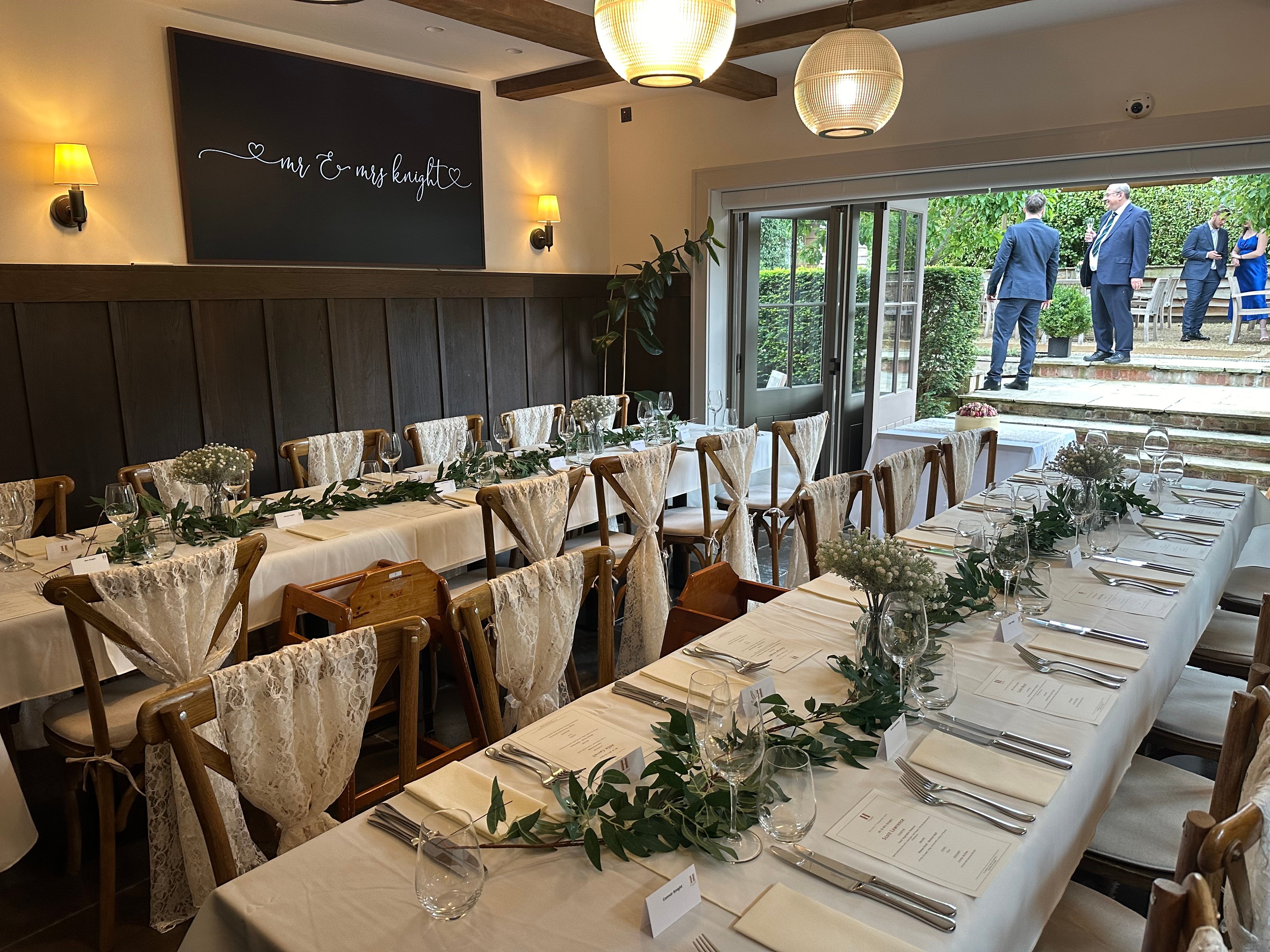 PDR Wedding Set Up 2