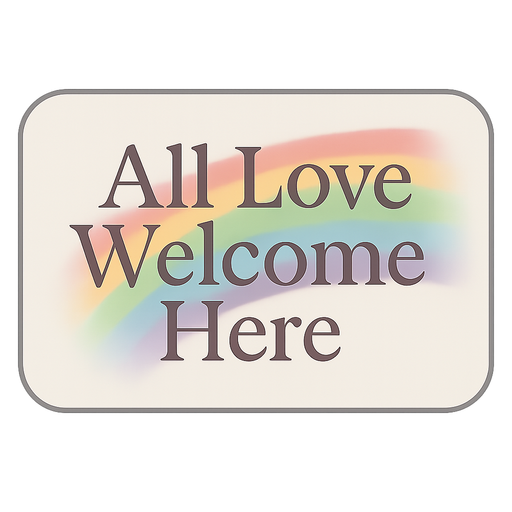 Transparent LGBTQ badge