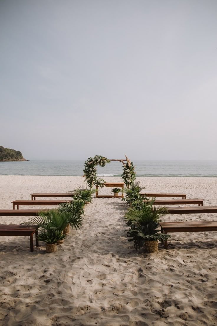 beach set up