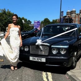 Beautiful Bentley Arnage wedding car hire