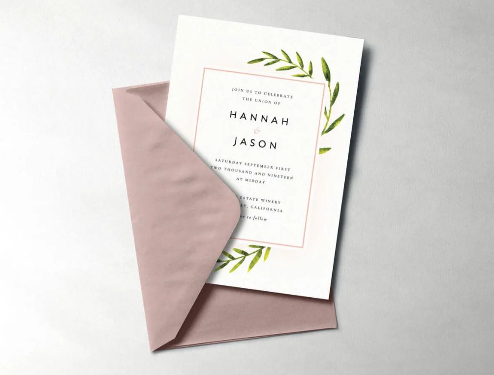 Bristol Print Services wedding invitations