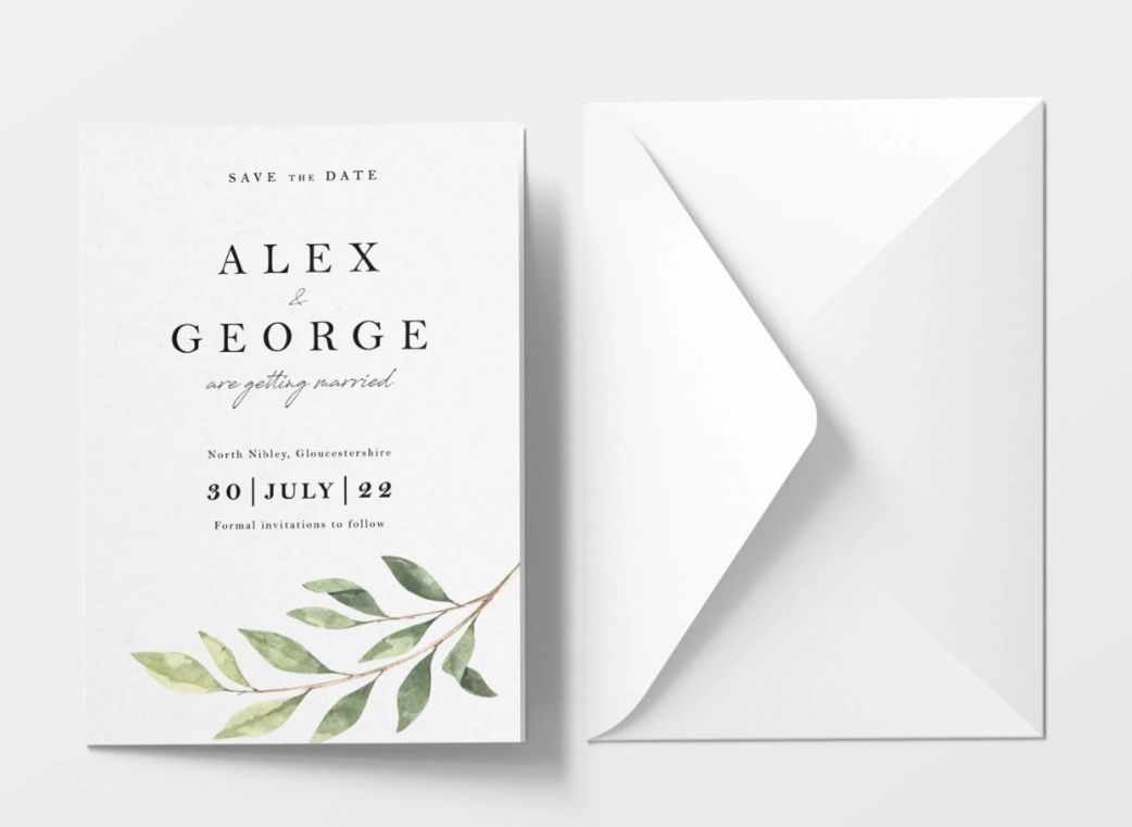 Bristol Print Services wedding invitations