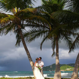 Bride and Groom on Honeymoon