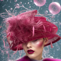 Glamorous red hat