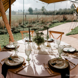 Far Reaching Countryside Views from within Tipi