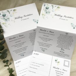Eucalyptus Concertina Invitation Main 260x260