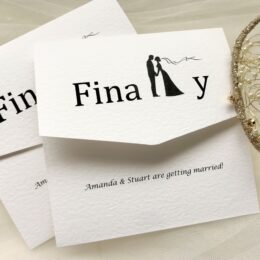 Finally Tri Fold Wedding Invitations
