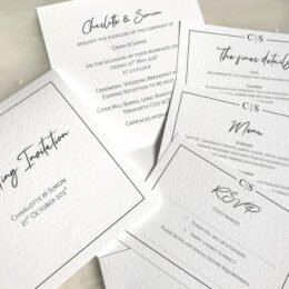 Purity Pocketfold Wedding Invitations