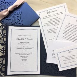 Laser Cut Pocketfold Wedding Invitations 1 260x260