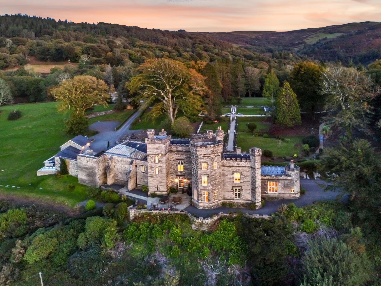 Castle at sunset