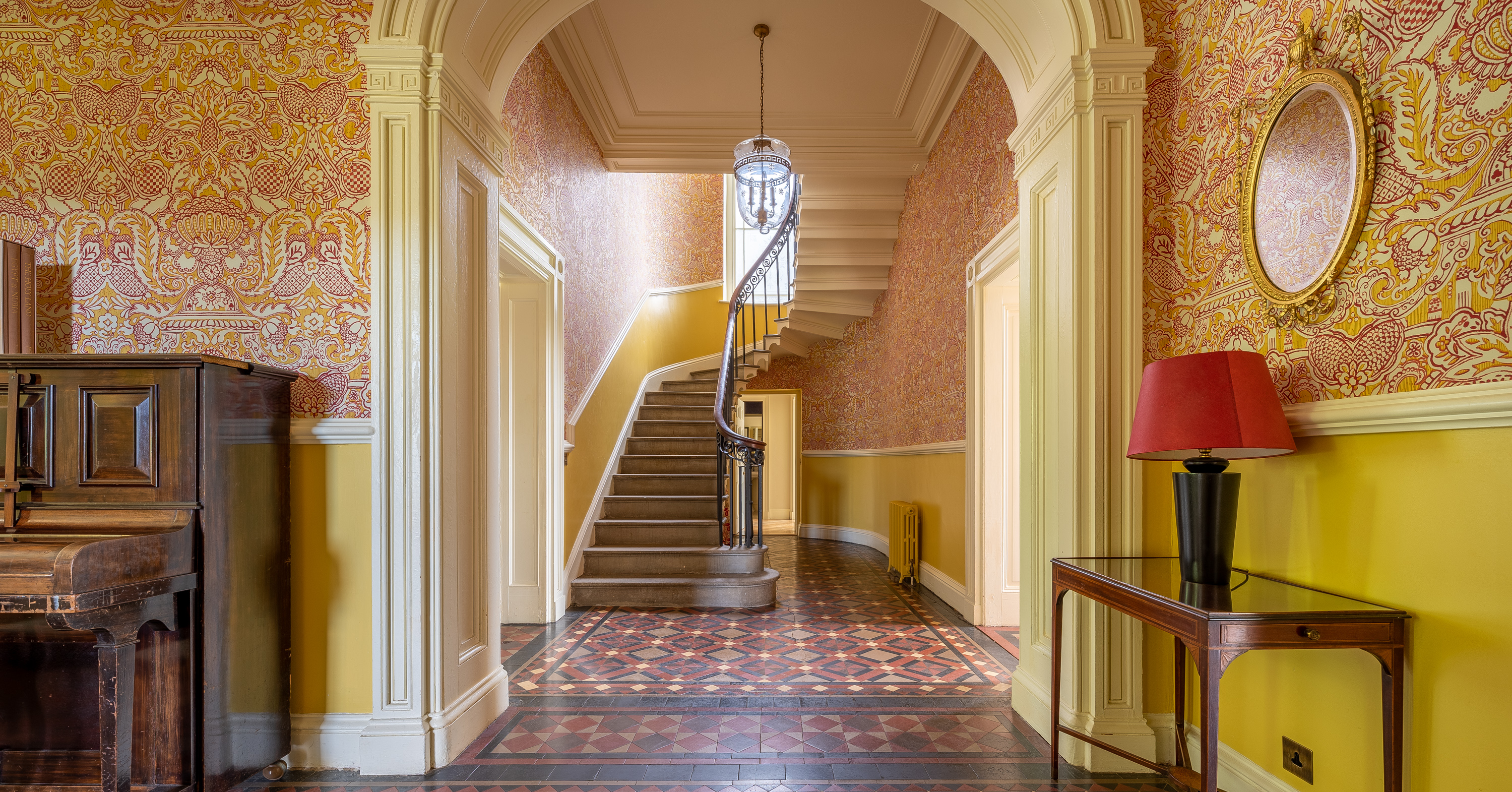 SH Hall with staircase