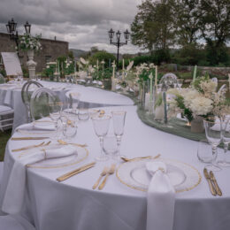 Intimate outdoor reception