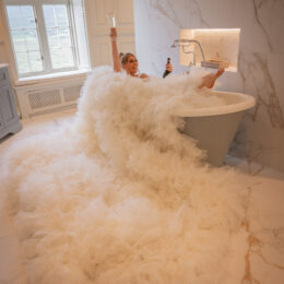 Bride in Newlyweds Suite