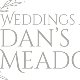 Weddings at Dans Meadow Silver Logo 260x260