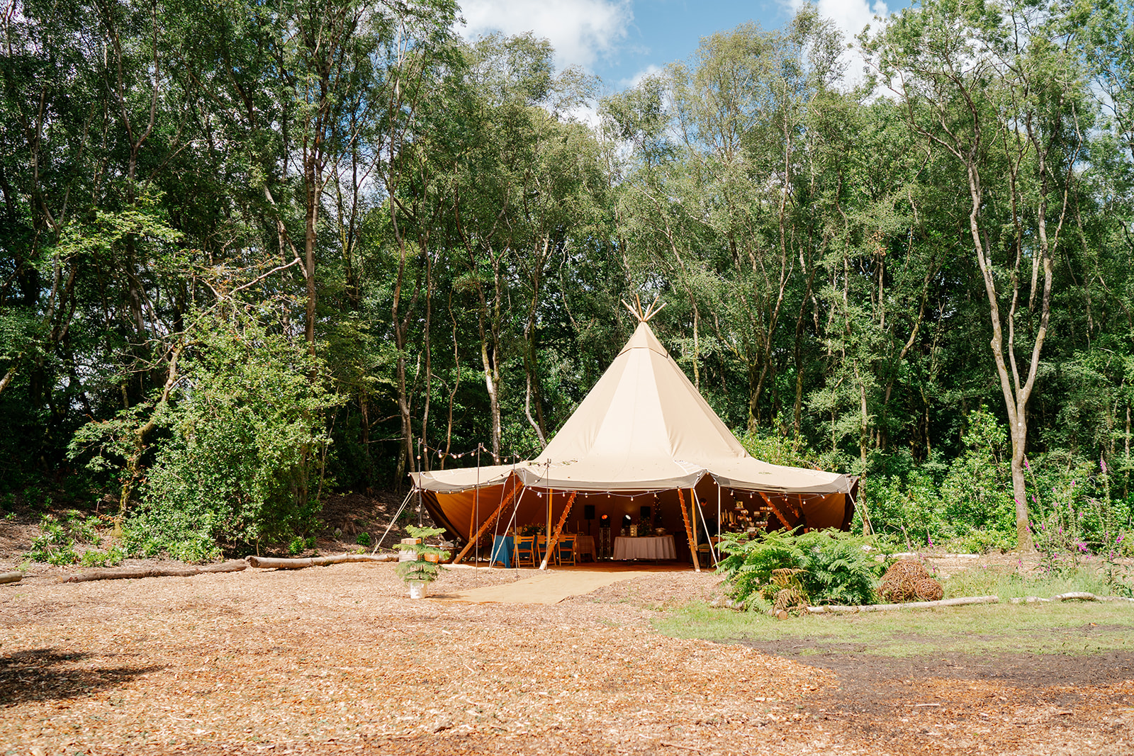 Woodland wedding location