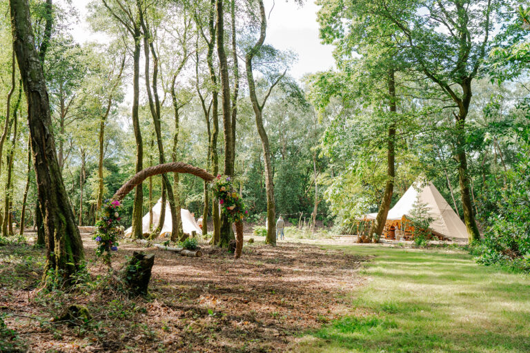Woodland wedding venue