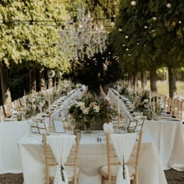 Outside Banquet Tables 260x260