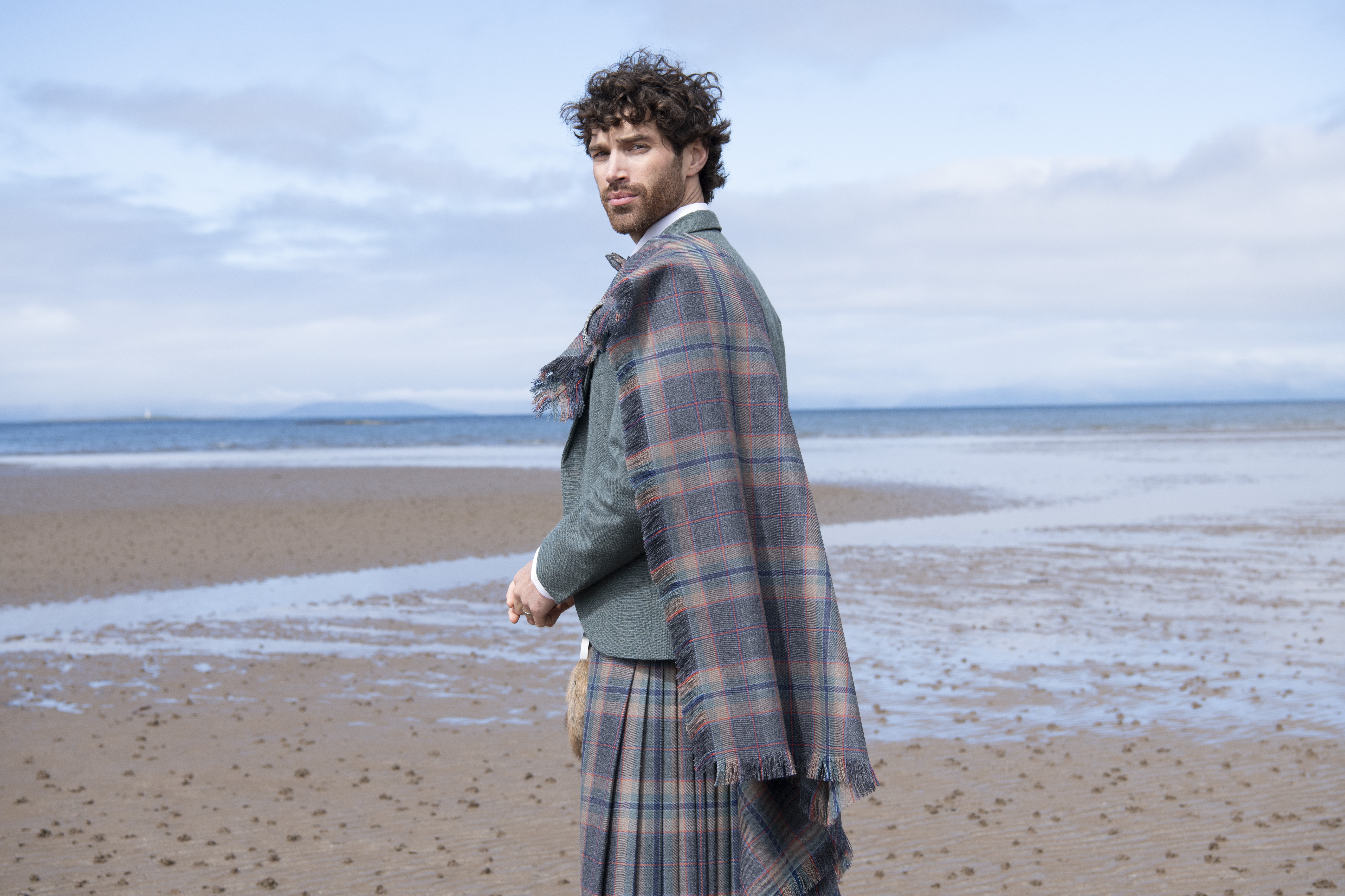 Harris Mist Kilt Outfit